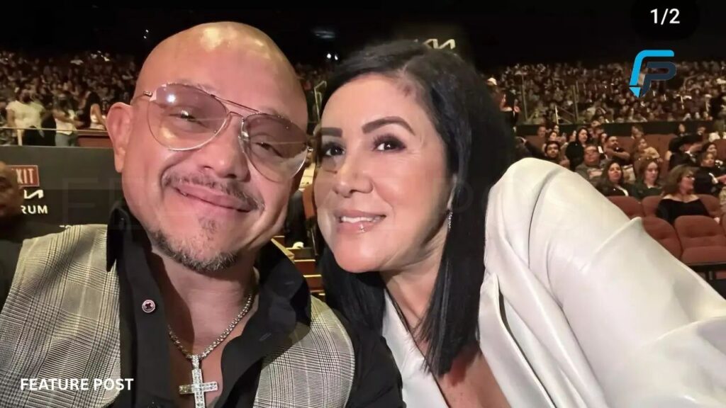 Angie Gutierrez with husband