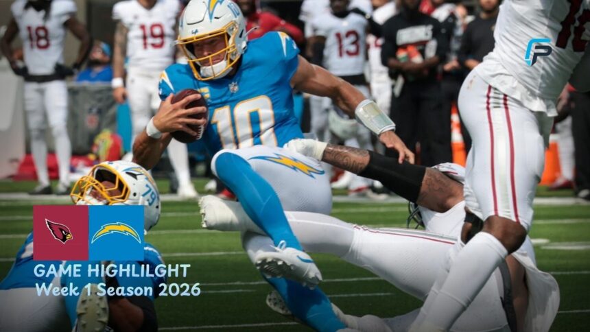 Arizona Cardinals vs Los Angeles Chargers Match Player Stats