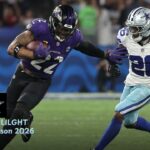 Baltimore Ravens vs Dallas Cowboys Match Player Stats