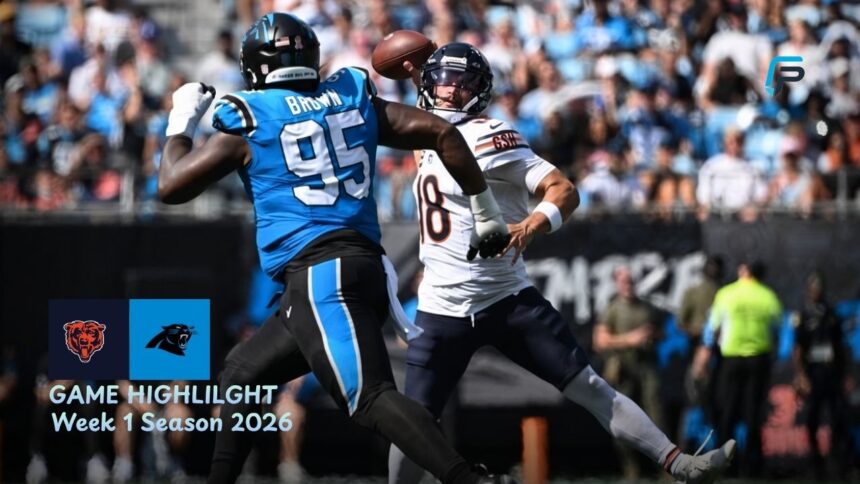 Chicago Bears vs Carolina Panthers Match Player Stats