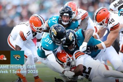 Cleveland Browns vs Jacksonville Jaguars Match Player Stats
