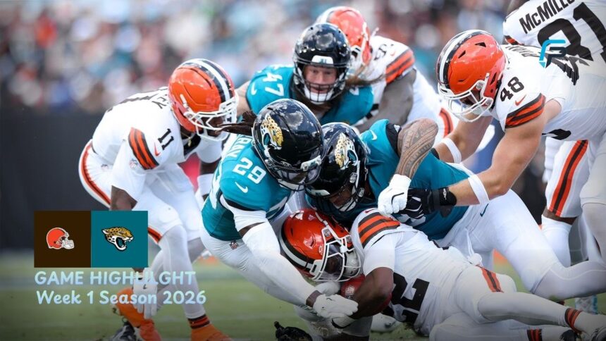 Cleveland Browns vs Jacksonville Jaguars Match Player Stats