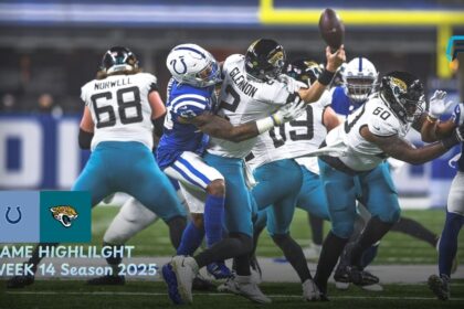 Colts vs Jacksonville Jaguars Match Player Stats