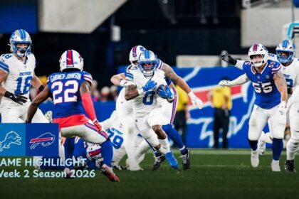Detroit Lions vs Buffalo Bills Match Player Stats