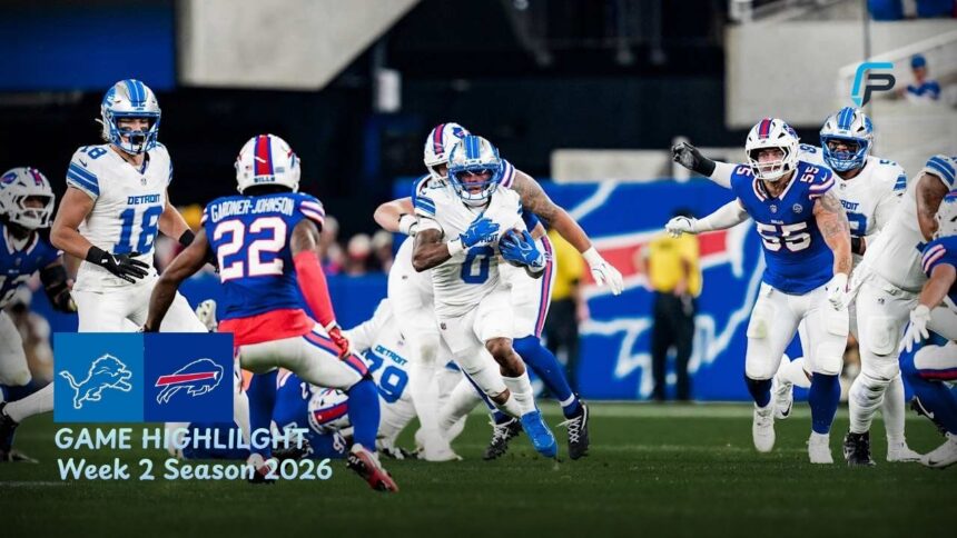 Detroit Lions vs Buffalo Bills Match Player Stats