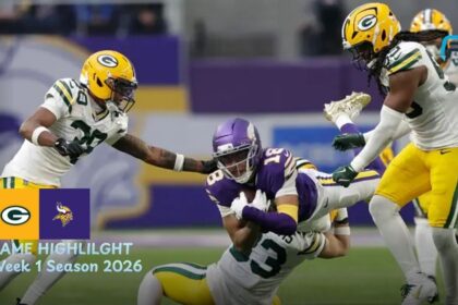 Green Bay Packers vs Minnesota Vikings Match Player Stats