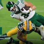 Green Bay Packers vs New York Jets Match Player Stats