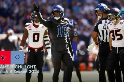 Houston Texans vs Indianapolis Colts Match Player Stats