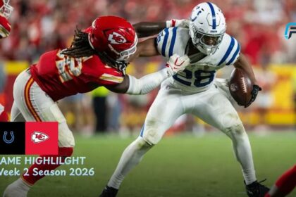 Indianapolis Colts vs Kansas City Chiefs Match Player Stats