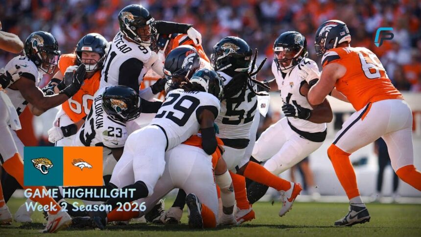 Jacksonville Jaguars vs Denver Broncos Match Player Stats