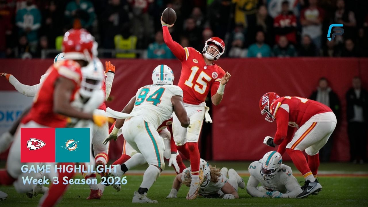 Kansas City Chiefs vs Miami Dolphins Match Player Stats