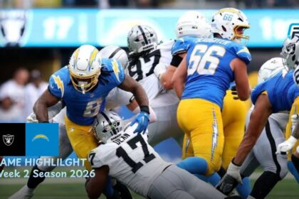 Las Vegas Raiders vs Los Angeles Chargers Match Player Stats