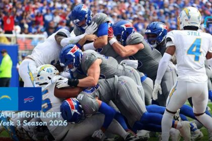 Los Angeles Chargers vs Buffalo Bills Match Player Stats