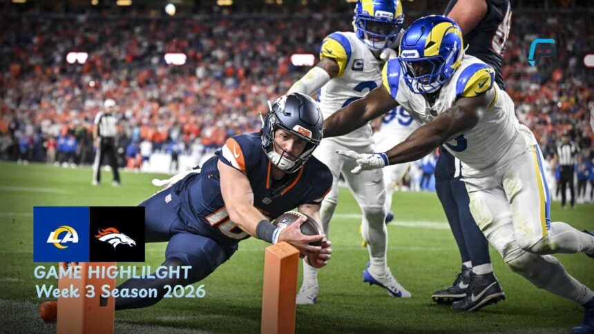 Los Angeles Rams vs Denver Broncos Match Player Stats