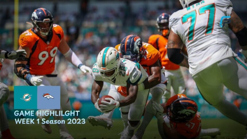 Miami Dolphins vs Denver Broncos Match Player Stats