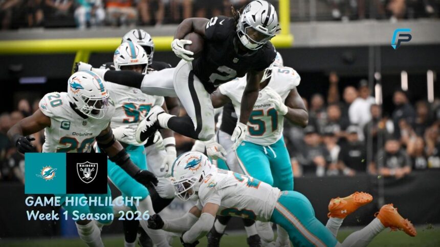 Miami Dolphins vs Las Vegas Raiders Match Player Stats
