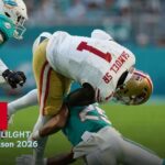 Miami Dolphins vs San Francisco 49ers Match Player Stats