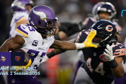 Minnesota Vikings vs Chicago Bears Match Player Stats