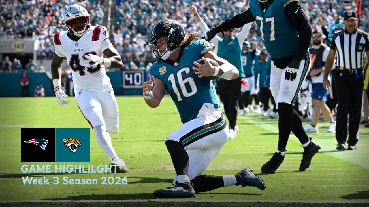 New England Patriots vs Jacksonville Jaguars Match Player Stats