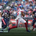New England Patriots vs New York Giants Match Player Stats