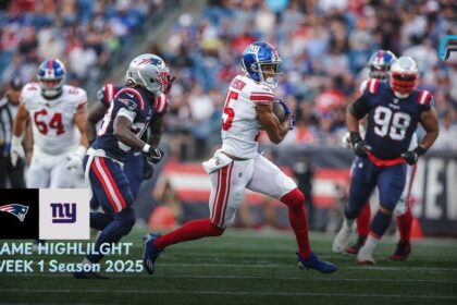 New England Patriots vs New York Giants Match Player Stats