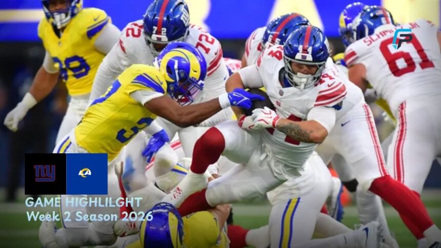 New York Giants vs Los Angeles Rams Match Player Stats