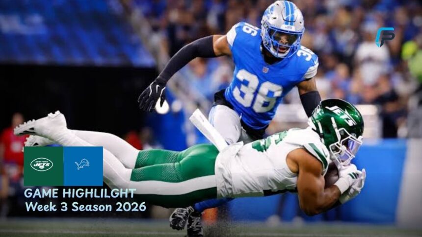 New York Jets vs Detroit Lions Match Player Stats Feature