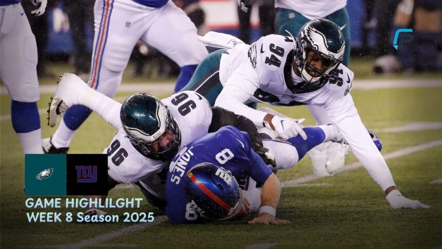 Philadelphia Eagles vs New York Giants Stats