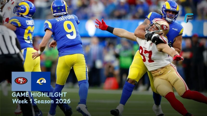 San Francisco 49ers vs Los Angeles Rams Match Player Stats