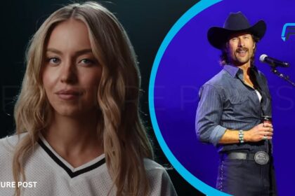 Sydney Sweeney and Glen Powell