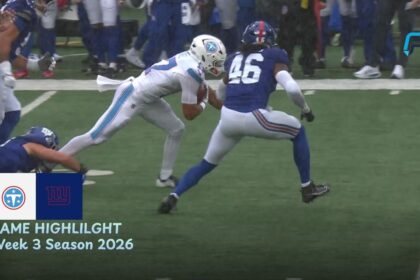 Tennessee Titans vs New York Giants Match Player Stats