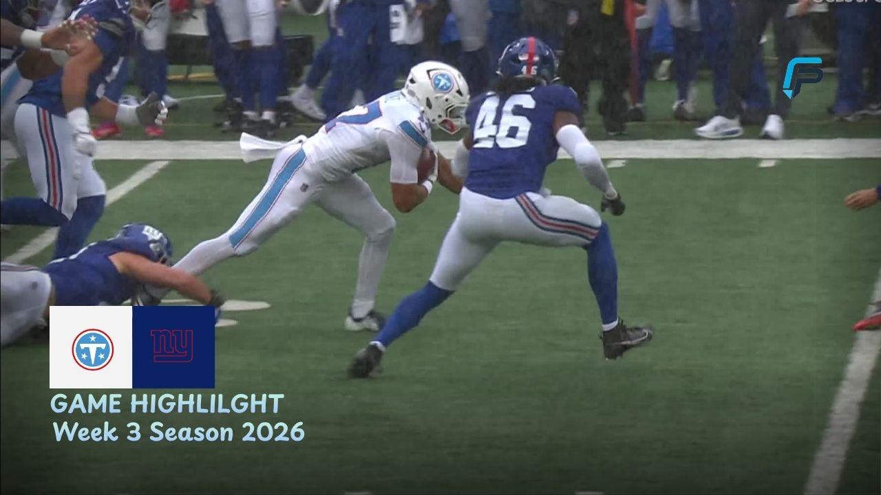 Tennessee Titans vs New York Giants Match Player Stats