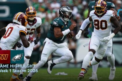 Washington Commanders vs Philadelphia Eagles Match Player Stats