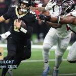 Atlanta Falcons vs New Orleans Saints Match Player Stats