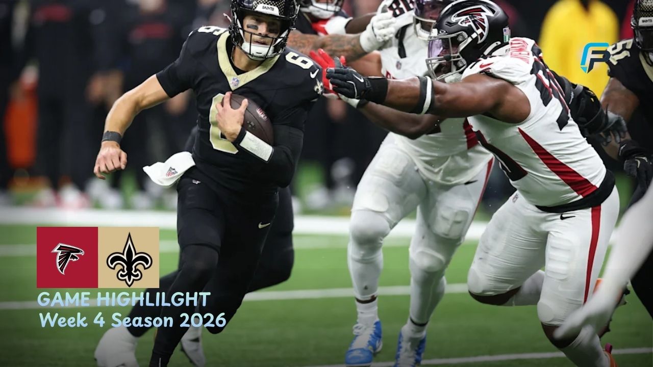 Atlanta Falcons vs New Orleans Saints Match Player Stats