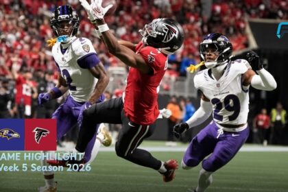 Baltimore Ravens vs Atlanta Falcons Match Player Stats