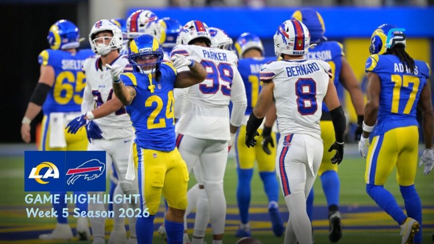 Buffalo Bills vs Los Angeles Rams Match Player Stats