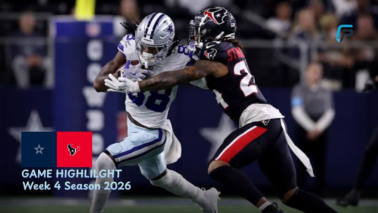 Dallas Cowboys vs Houston Texans Match Player Stats