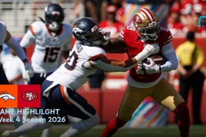 Denver Broncos vs San Francisco 49ers Match Player Stats