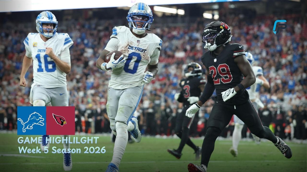 Detroit Lions vs Arizona Cardinals Match Player Stats