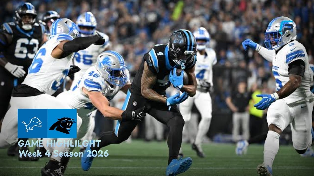 Detroit Lions vs Carolina Panthers Match Player Stats