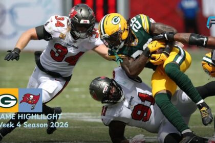 Green Bay Packers vs Tampa Bay Buccaneers Match Player Stats