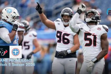 Houston Texans vs Tennessee Titans Match Player Stats