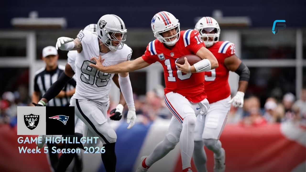 Las Vegas Raiders vs New England Patriots Match Player