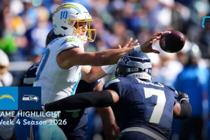 Los Angeles Chargers vs Seattle Seahawks Match Player Stats