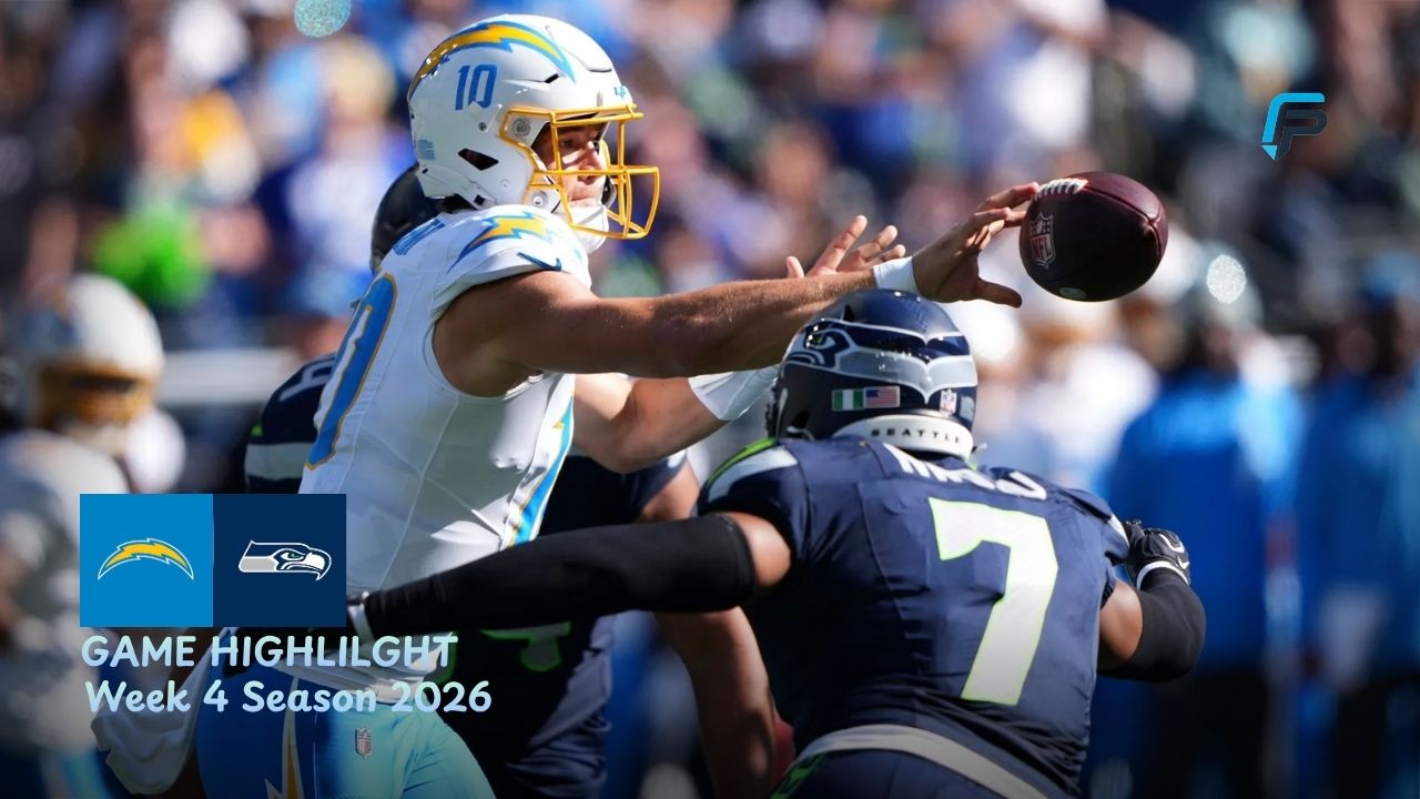 Los Angeles Chargers vs Seattle Seahawks Match Player Stats