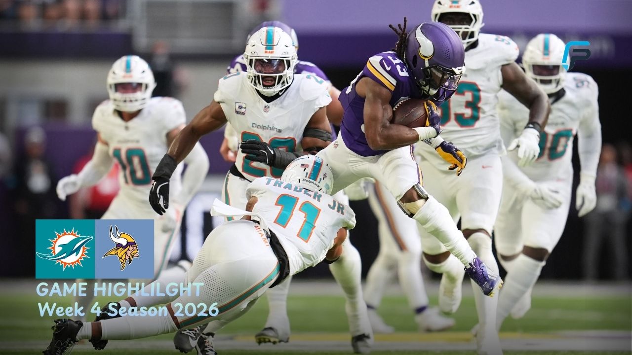 Miami Dolphins vs Minnesota Vikings Match Player Stats
