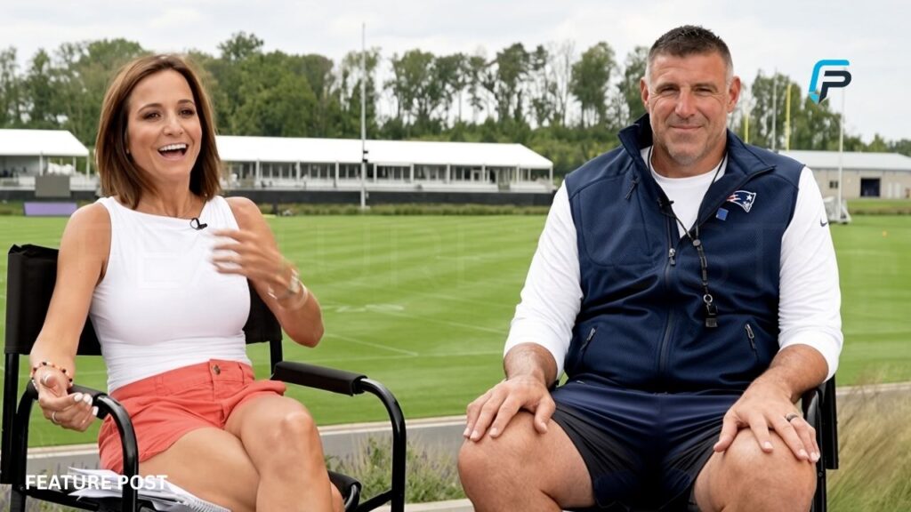 Mike Vrabel and Dianna Russini