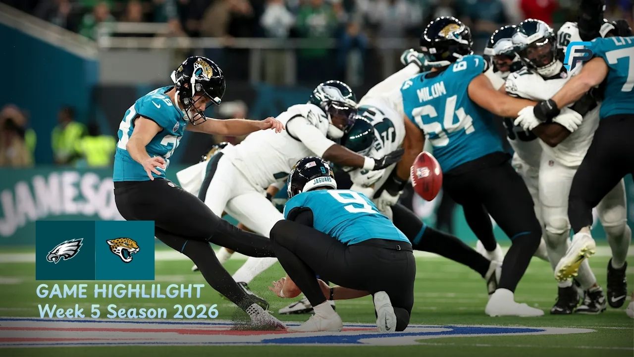 Philadelphia Eagles vs Jacksonville Jaguars Match Player Stats