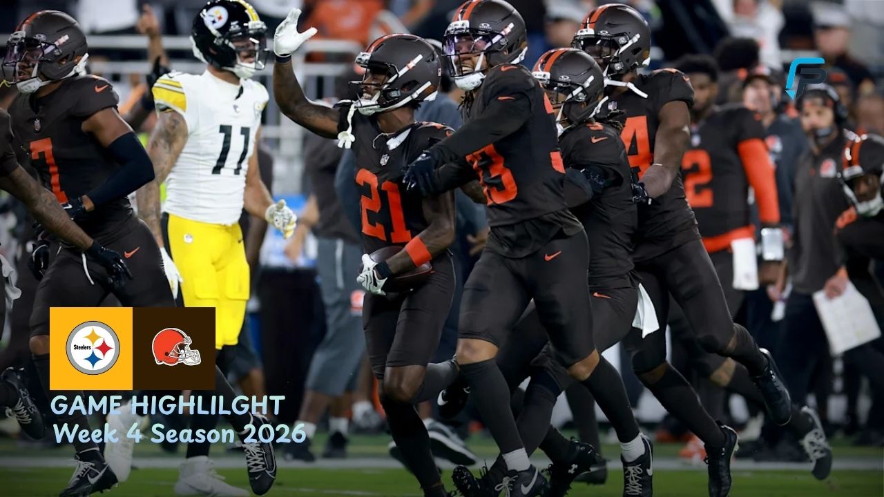 Pittsburgh Steelers vs Cleveland Browns Match Player Stats